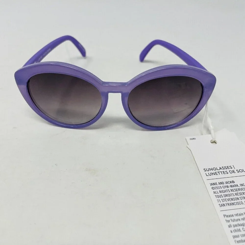 Janie and Jack Baby Girls Size 0-2 Years Round Sunglasses in Lavendar‎ Purple